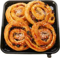 Mängden socker i Pains Au Raisin, x4