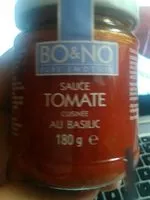Mängden socker i Sauce tomate cuisinee au basilic