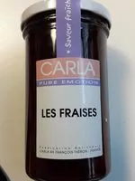 Mängden socker i Confiture fraises