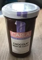 Mängden socker i Chocolat noix de coco