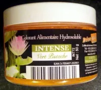 Mängden socker i Colorant alimentaire hydrosoluble intense vert pistache