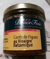 Mängden socker i Confit de figues au vinaigre balsamique