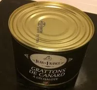 Mängden socker i Grattons de canard