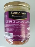 Mängden socker i Gésiers de canard confit