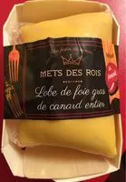 Mängden socker i Lobe de Foie Gras de Canard Entier