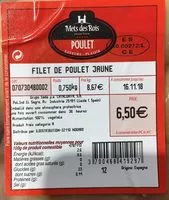 Mängden socker i Filet de poulet jaune