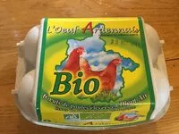 Mängden socker i 6 oeufs de poule élevées en plein air