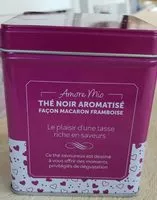 Mängden socker i Thé noir aromatisé façon macaron framboise