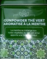 Mängden socker i Gunpowder thé vert aromatisé à la menthe