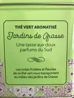 Mängden socker i Thé vert aromatisé Jardins de Grasse