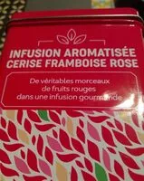 Mängden socker i Infusion aromatisée cerise framboise rose