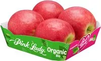 Mängden socker i PINK LADY® POMMES BIO BARQ 4 PIECES
