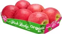 Mängden socker i PINK LADY® POMMES BIO BARQ 6 PIECES