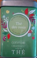 Mängden socker i Thé des oasis à la menthe nanah