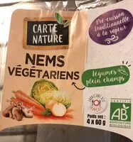 Mängden socker i Nems végétaariens
