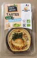 Mängden socker i Tarte Epinards Chevre X2