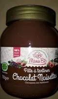 Mängden socker i Pate à tartiner chocolat noisette équitable bio