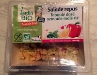 Mängden socker i Salade repas taboulé doré semoule maïs riz