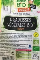 Mängden socker i saucisses vegetales bio nature