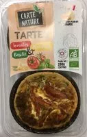 Mängden socker i Tartes tomates parmesan basilic