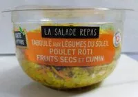 Mängden socker i Taboulé aux légumes du soleil poulet rôti fruits secs et cumin