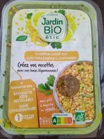Mängden socker i Lentilles corail aux poivrons jaunes & coriandre