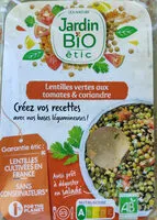 Mängden socker i Lentilles vertes aux tomates & coriandre