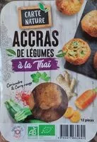 Mängden socker i Accras de légumes à la Thaï