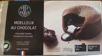 Mängden socker i Moelleux au chocolat