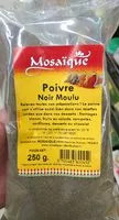 Mängden socker i Poivre noir mouli
