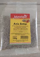 Mängden socker i Anis Entier