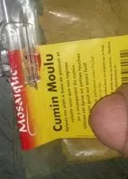 Mängden socker i Cumin moulu