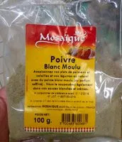 Mängden socker i Poivre blanc moulu