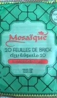 Mängden socker i Feuilles de brick