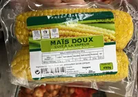 Mängden socker i Maïs doux cuit à la vapeur