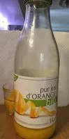 Mängden socker i Pur Jus d'Orange bio