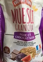 Mängden socker i Muesli granola figue et chocolat noir