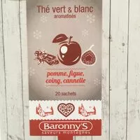 Mängden socker i Thé vert & blanc aromatisé : pomme figue coing cannelle