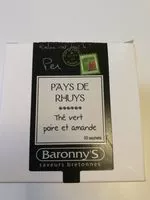 Mängden socker i Thé vert poire et amande