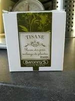 Mängden socker i Tisane Reine des prés mélange de plantes