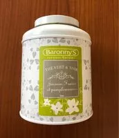 Mängden socker i Thé vert et noir Jasmin, Fraise et pamplemousse