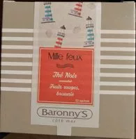 Mängden socker i Mille Feux - Thé Noir Aromatisé Fruits Rouges, Brownie