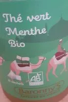 Mängden socker i Thé vert menthe