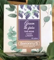 Mängden socker i Grain de folie thé noir