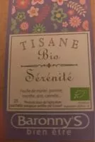 Mängden socker i Tisane bio serenite