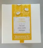 Mängden socker i BARONNY'S - Thé vert citron confit meringue