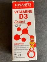Mängden socker i Vitamine D3 enfant
