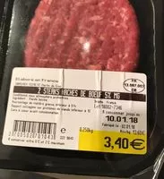 Mängden socker i Steaks hachés de boeuf 5% MG