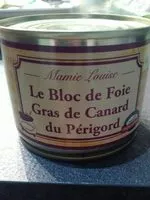 Mängden socker i Bloc de foie gras de canard