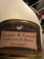 Mängden socker i Cuisses de canard